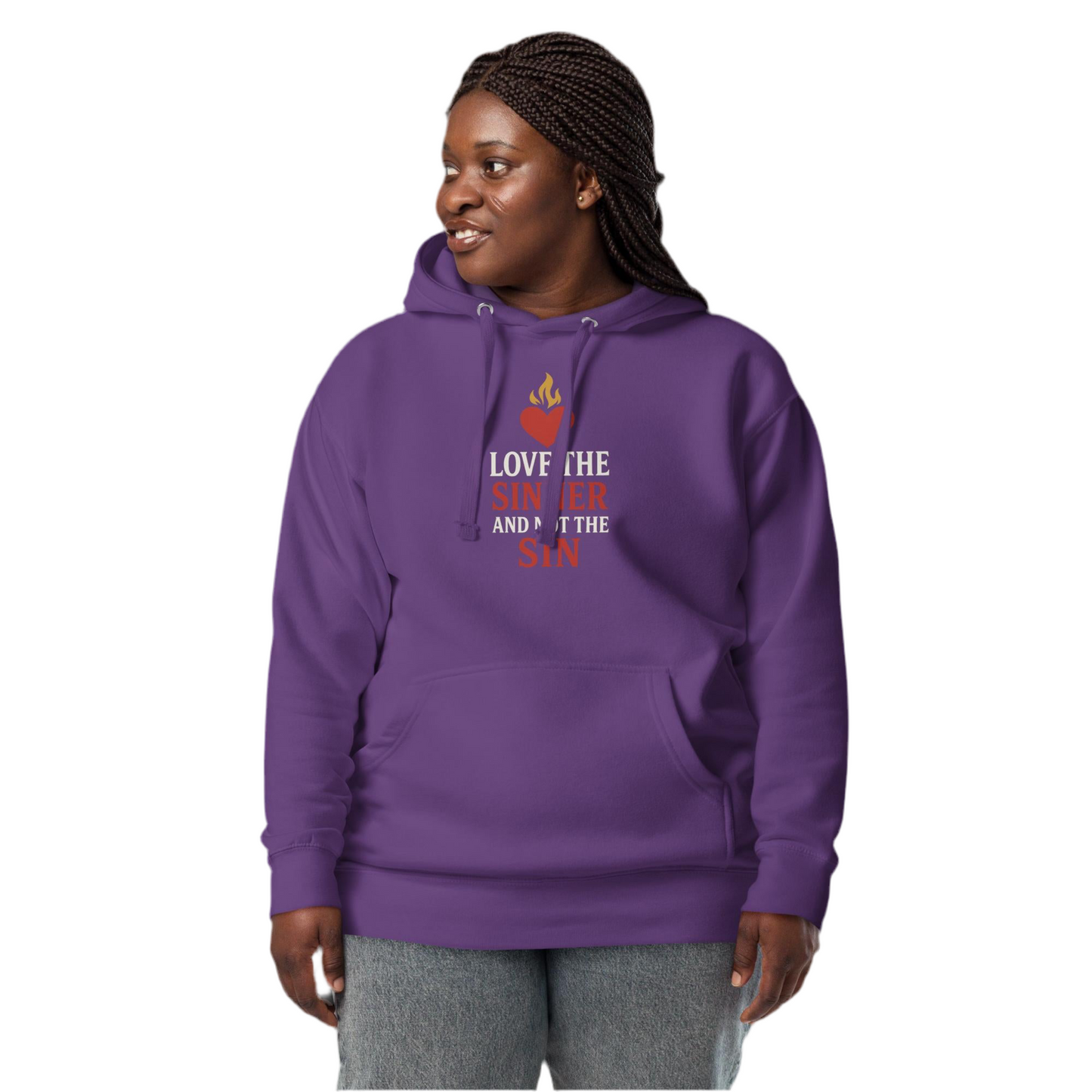 Love the Sinner, Not the Sin Hoodie Unisex