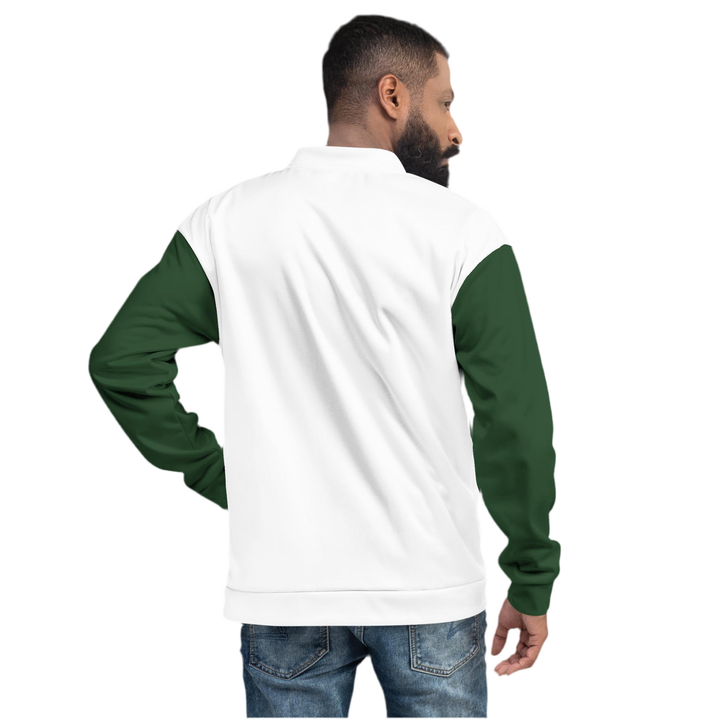 Aztec Eagle Power Bomber Jacket – Red, Black & Green Heritage Edition