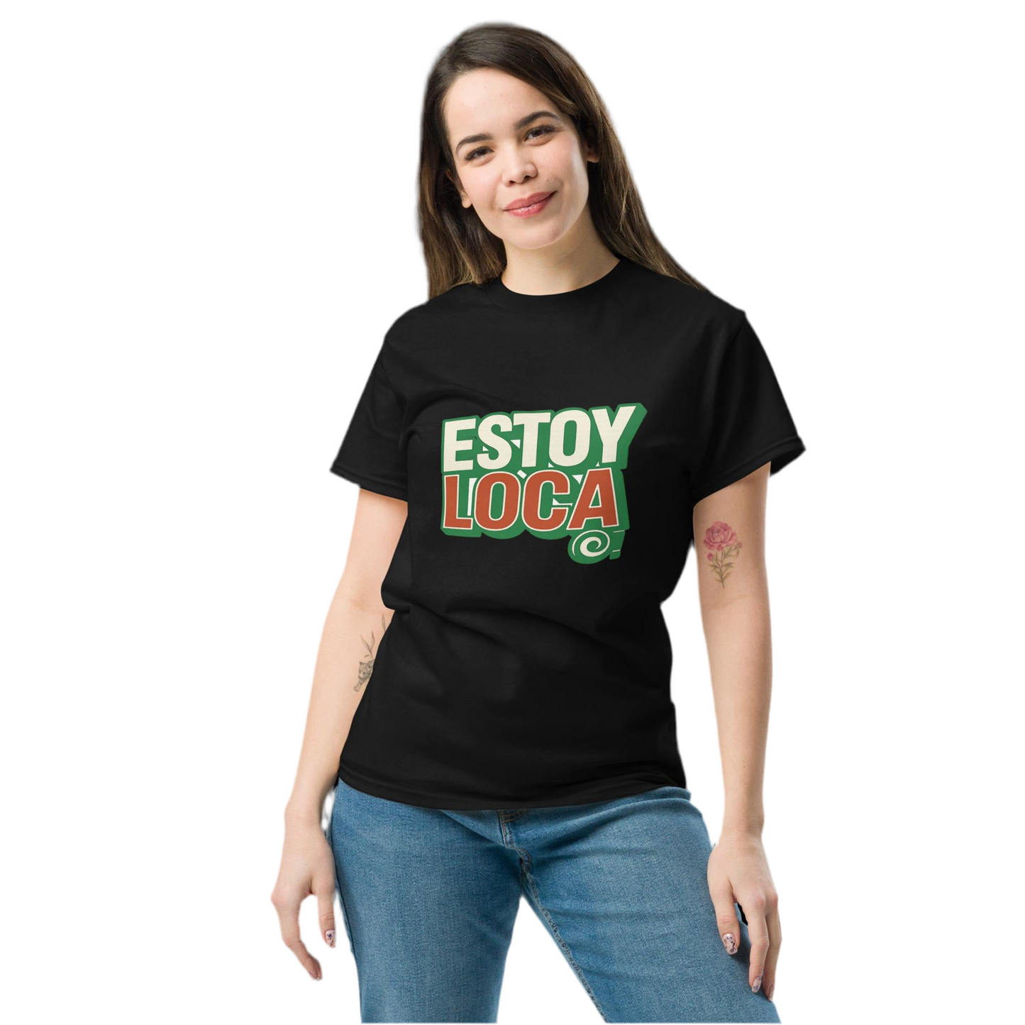 Estoy Loca Bold Tee – Red, Green & Proud