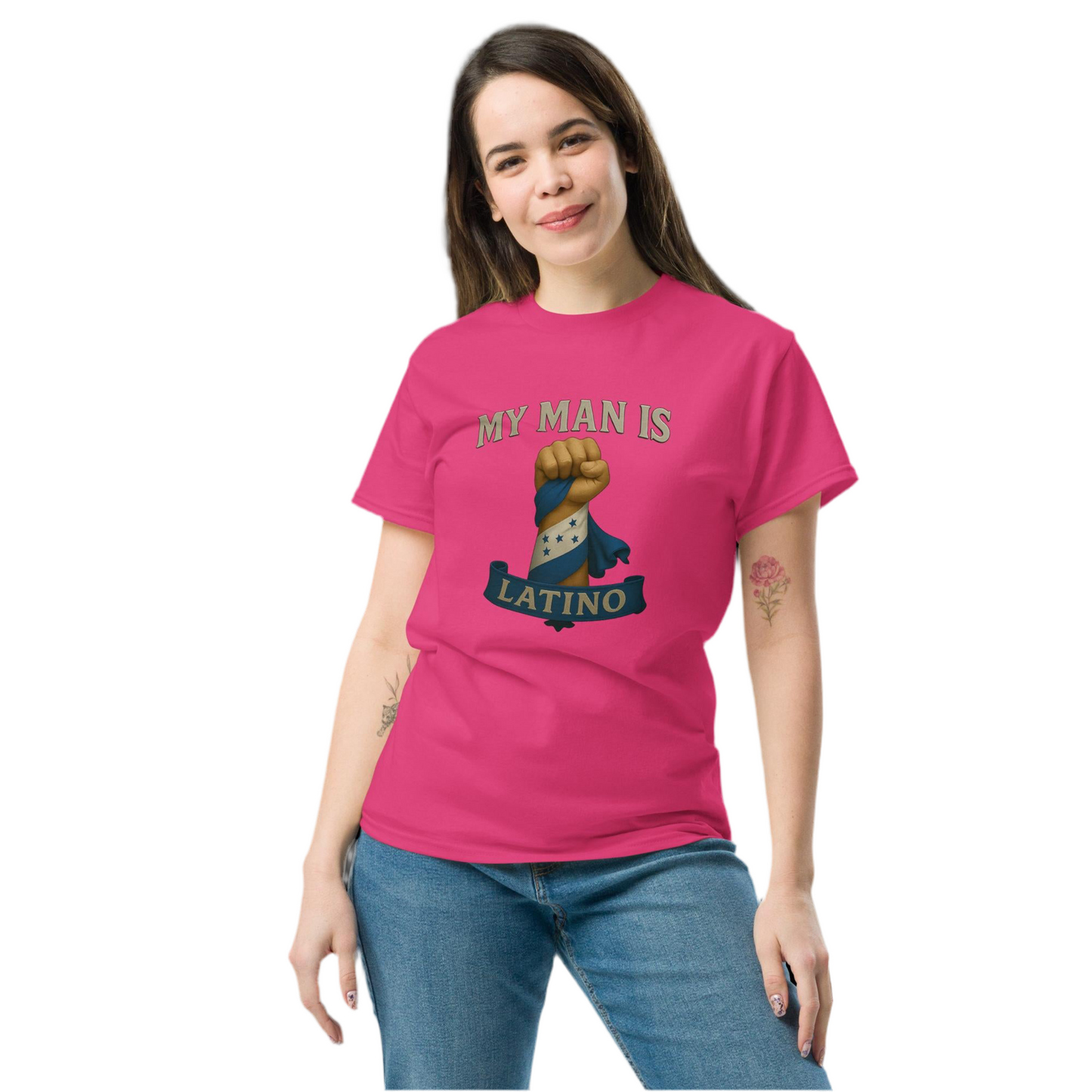 My Man Is Latino Honduras Pride Tee