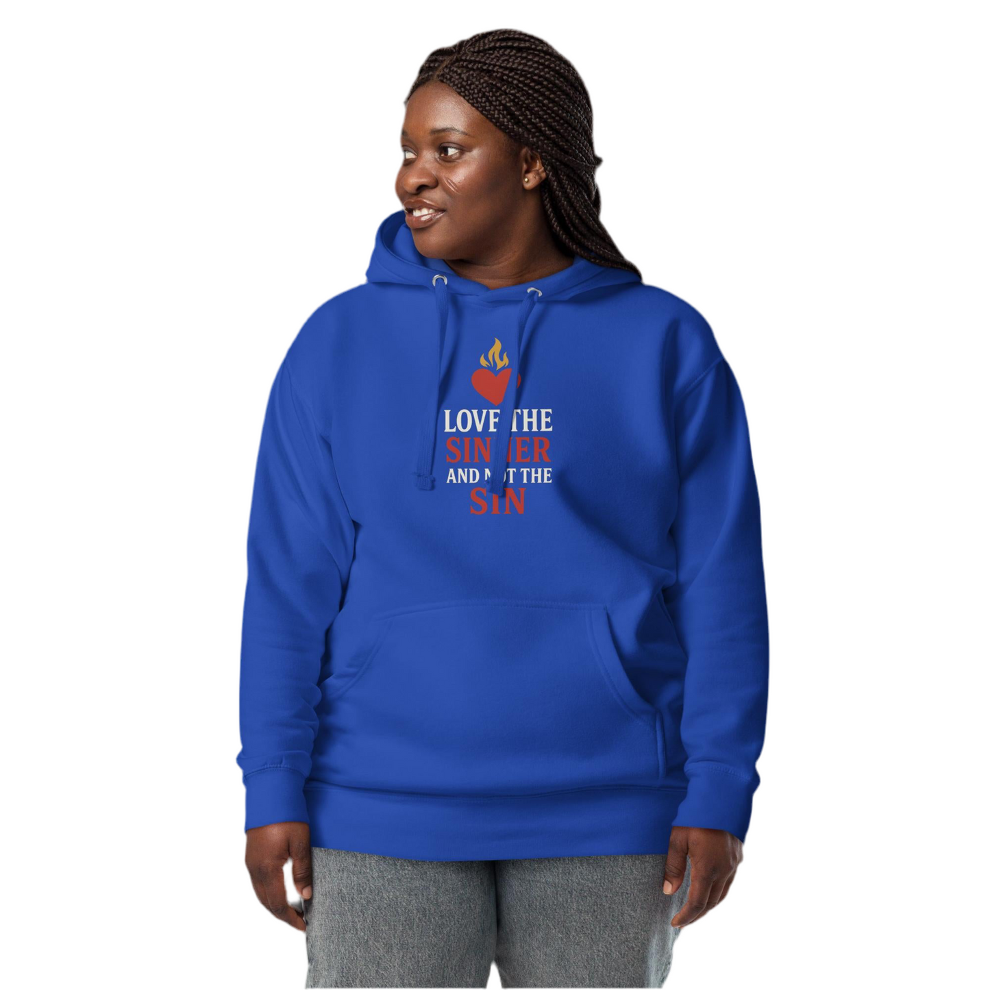 Love the Sinner, Not the Sin Hoodie Unisex
