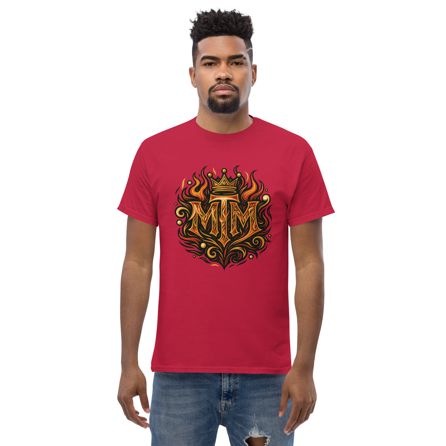 MTM Crown Flame Tee Married to a Mexican Power Shirt Unisex