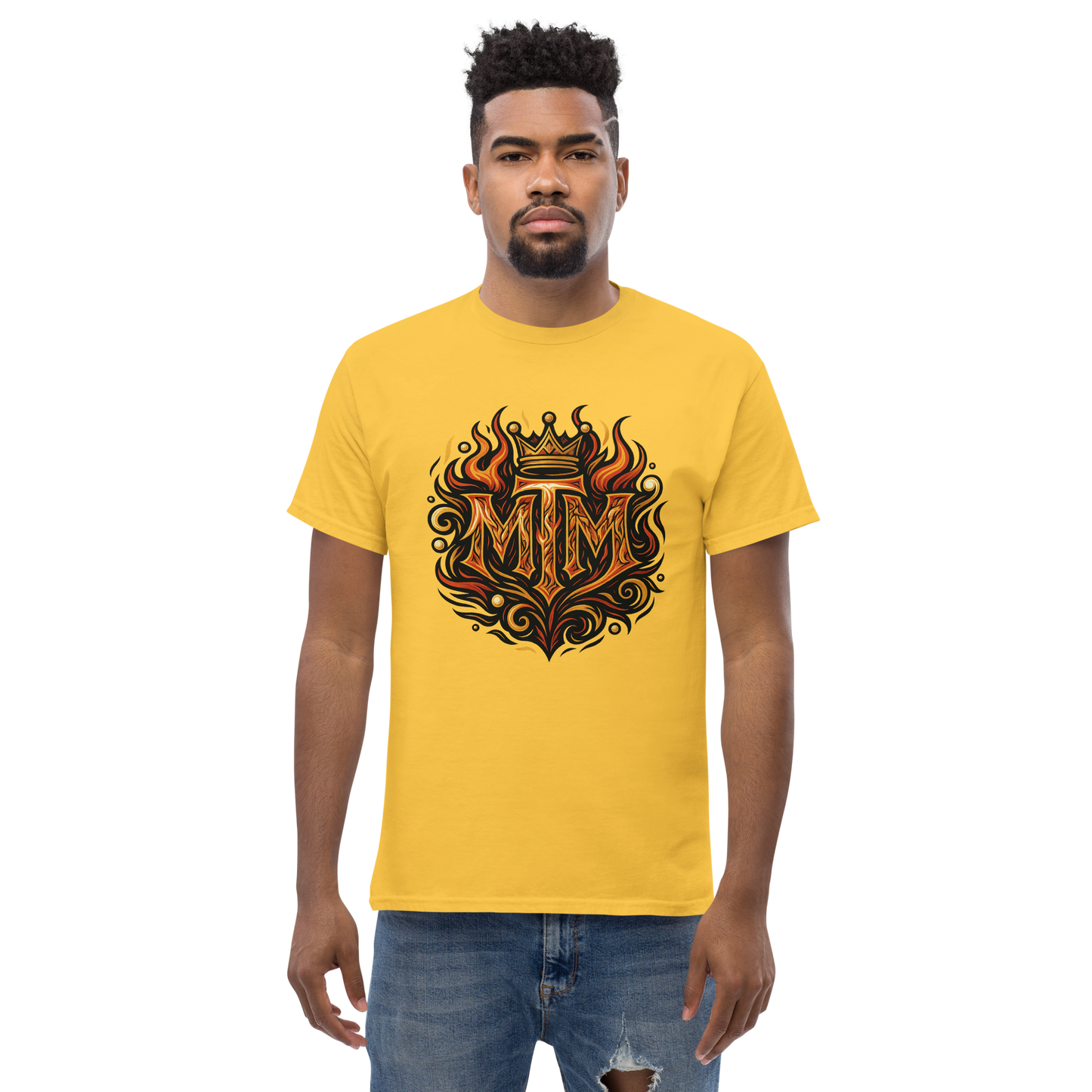 MTM Crown Flame Tee Married to a Mexican Power Shirt Unisex