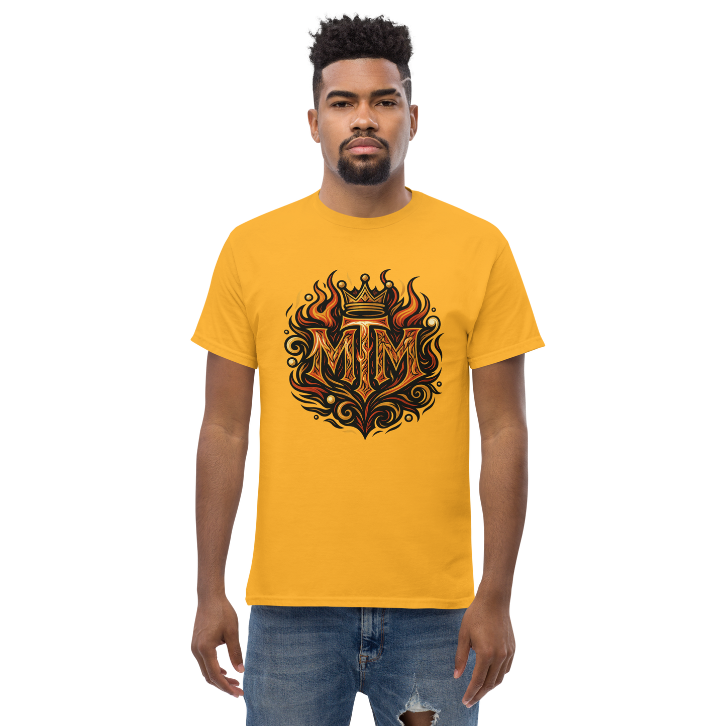 MTM Crown Flame Tee Married to a Mexican Power Shirt Unisex