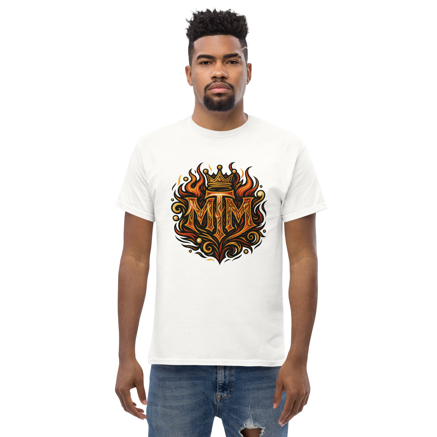MTM Crown Flame Tee Married to a Mexican Power Shirt Unisex